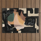 Portrait in Form Outdoor Rug Gallery Image 1