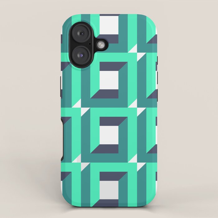 Modern Geometric 74B iPhone Case Gallery Image 1