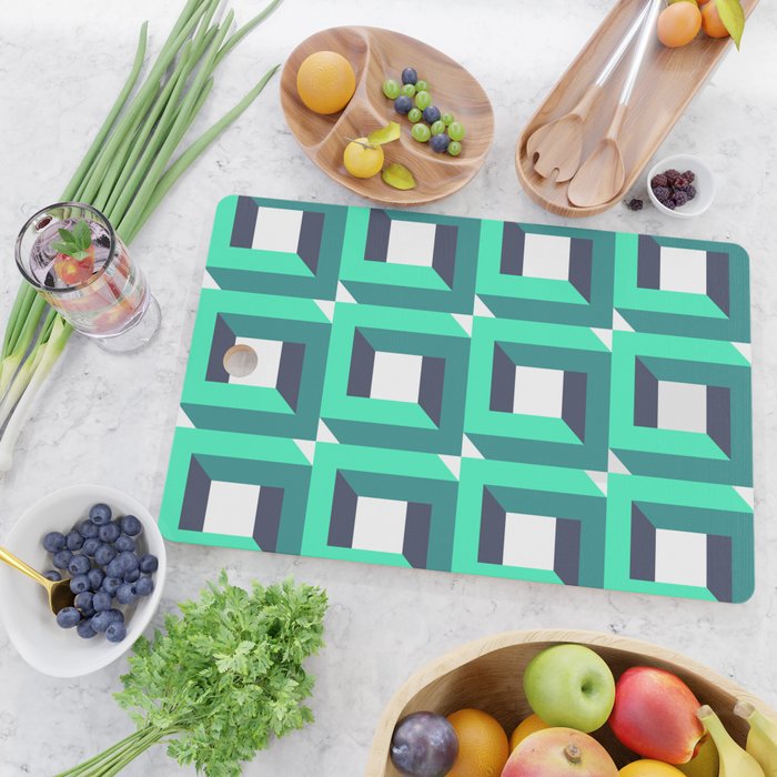 Modern Geometric 74B Cutting Board Gallery Image 2