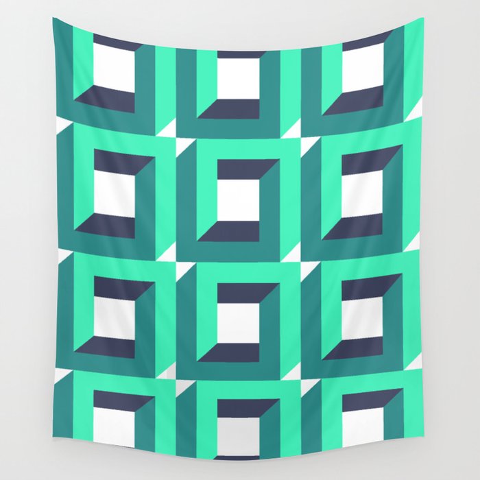 Modern Geometric 74B Wall Tapestry Gallery Image 1