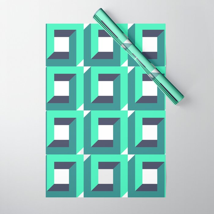 Modern Geometric 74B Wrapping Paper Gallery Image 1