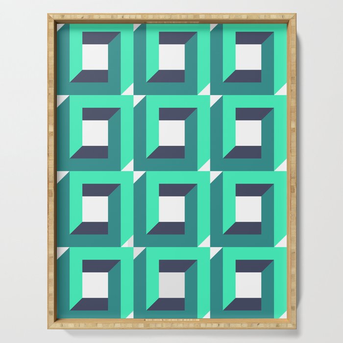 Modern Geometric 74B Serving Tray Gallery Image 1