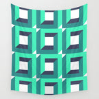 Modern Geometric 74B Wall Tapestry Gallery Image 4
