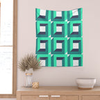 Modern Geometric 74B Wall Tapestry Gallery Image 2