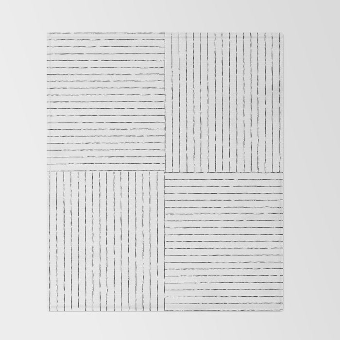 Lines III Throw Blanket Gallery Image 2
