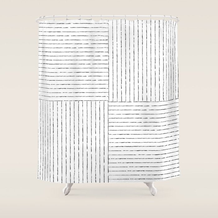 Lines III Shower Curtain Gallery Image 1