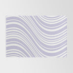 Wavy Stripes XXVIII - Lilac Purple Rug Gallery Image 2