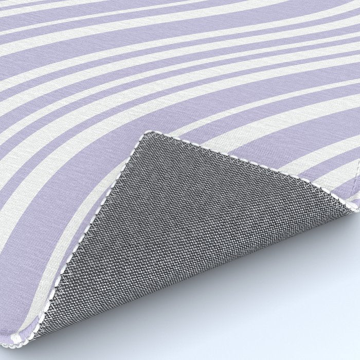 Wavy Stripes XXVIII - Lilac Purple Rug Gallery Image 4