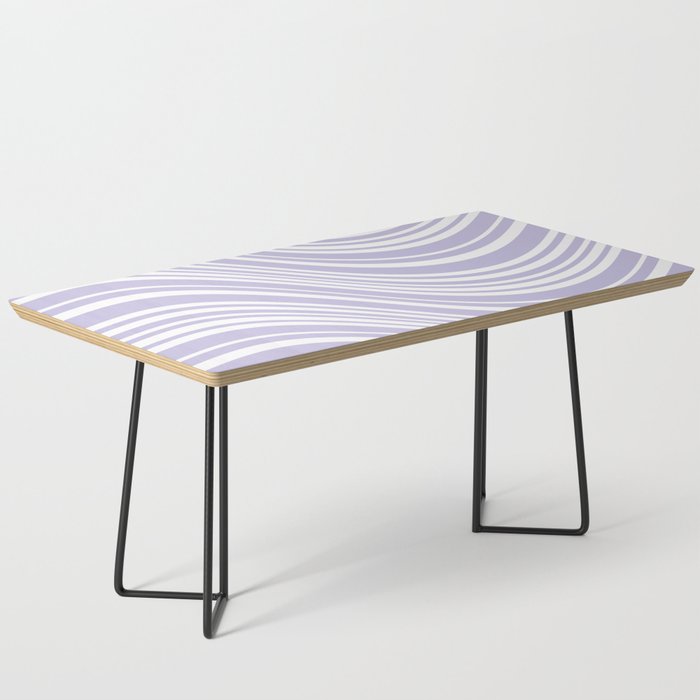 Wavy Stripes XXVIII - Lilac Purple Coffee Table Gallery Image 1