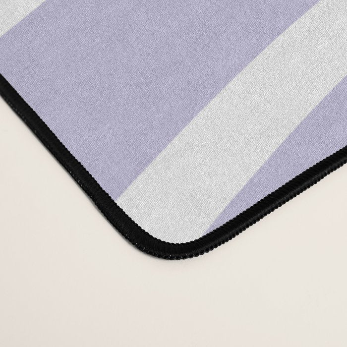 Wavy Stripes XXVIII - Lilac Purple Desk Mat Gallery Image 4