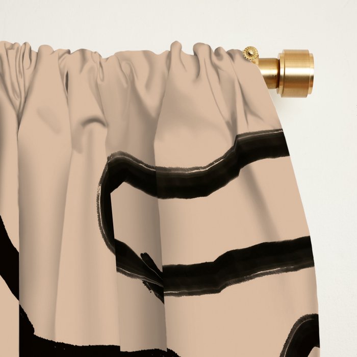 Abstract line art 161 Window Curtain Gallery Image 2