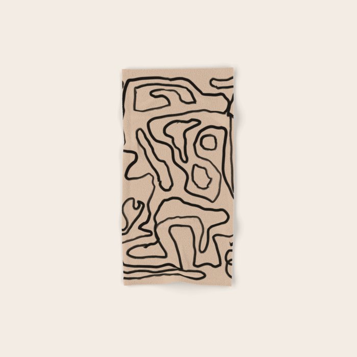 Abstract line art 161 Bath Towel Gallery Image 1