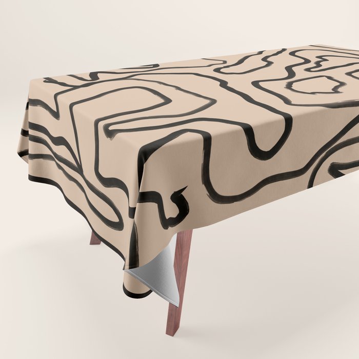 Abstract line art 161 Tablecloth Gallery Image 1