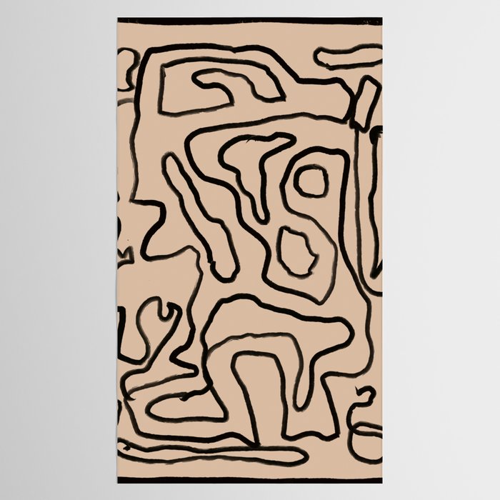 Abstract line art 161 Tablecloth Gallery Image 2