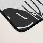 Black and white nature landscape doodle pattern Desk Mat Gallery Image 4
