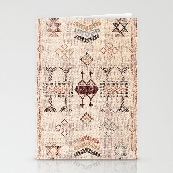 Moroccan Traditional Carpet Arwtork 11 Stationery Card Gallery Image 2