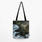 Castle Ruin by the Irish Sea Tote Bag Gallery Image 2