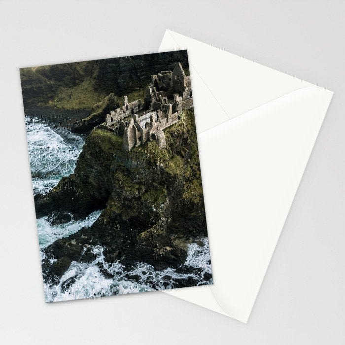 Castle Ruin by the Irish Sea Stationery Card Gallery Image 2
