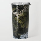 Castle Ruin by the Irish Sea Travel Mug Gallery Image 2