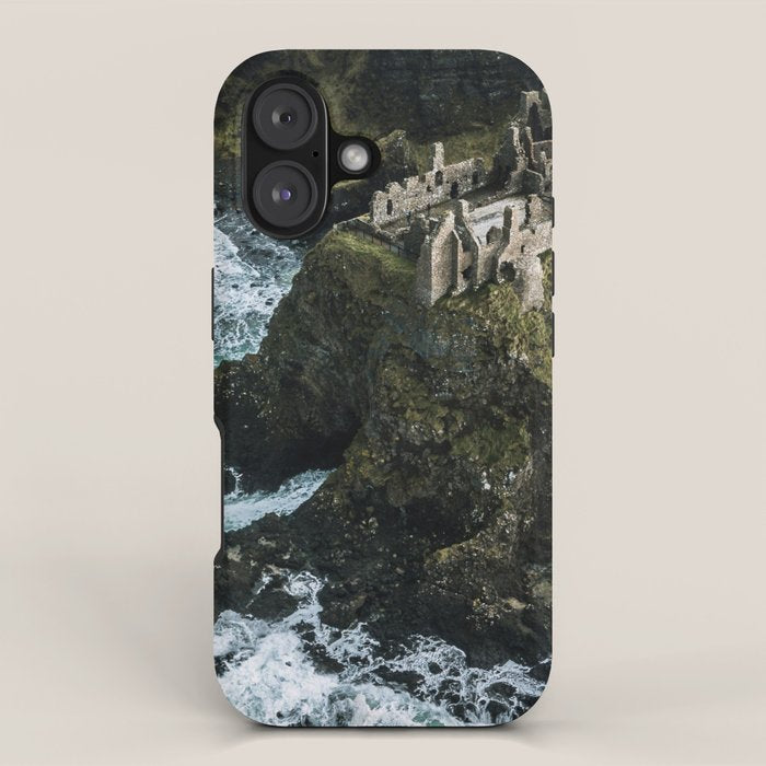 Castle Ruin by the Irish Sea iPhone Case Gallery Image 1
