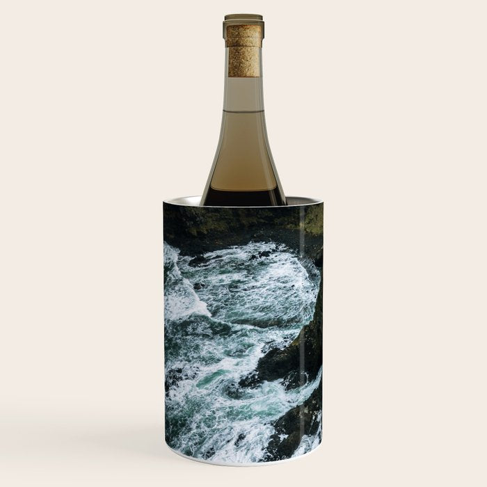 Castle Ruin by the Irish Sea Wine Chiller Gallery Image 2