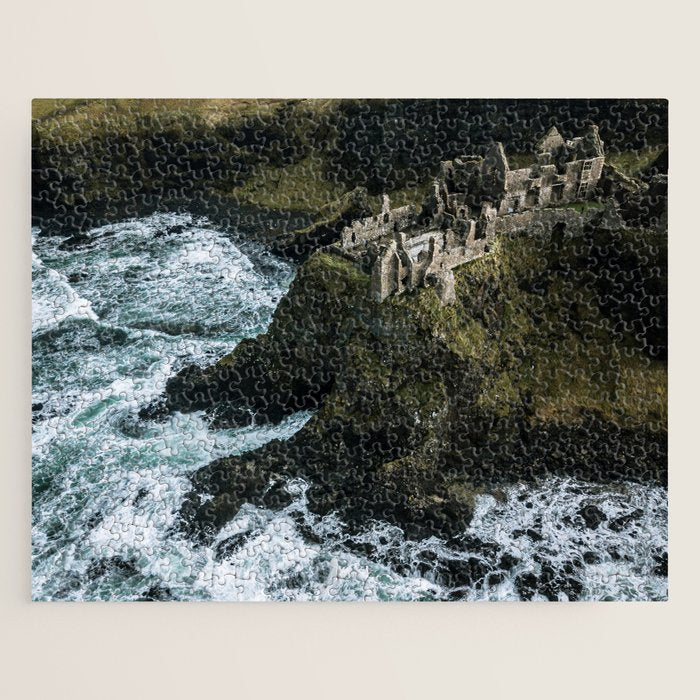 Castle Ruin by the Irish Sea Jigsaw Puzzle Gallery Image 1