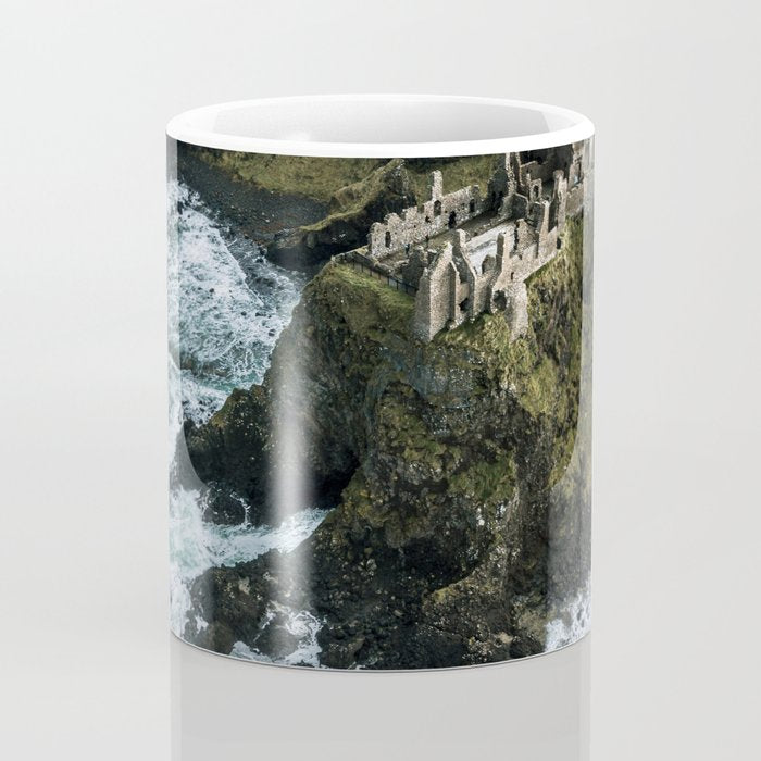 Castle Ruin by the Irish Sea Coffee Mug Gallery Image 4