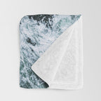 Castle Ruin by the Irish Sea Throw Blanket Gallery Image 3