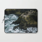 Castle Ruin by the Irish Sea Laptop Sleeve Gallery Image 1