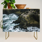 Castle Ruin by the Irish Sea Credenza Gallery Image 1
