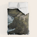 Castle Ruin by the Irish Sea Duvet Cover Gallery Image 6