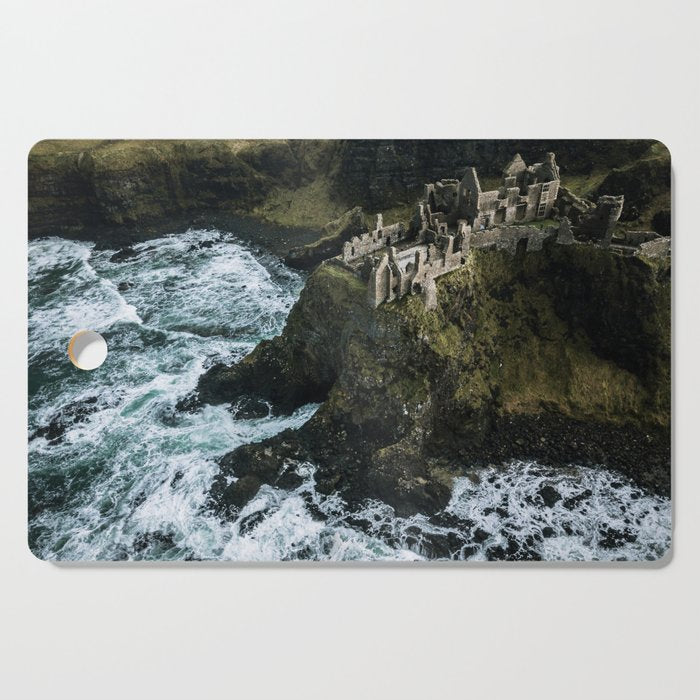 Castle Ruin by the Irish Sea Cutting Board Gallery Image 1