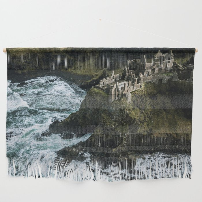 Castle Ruin by the Irish Sea Wall Hanging Gallery Image 1
