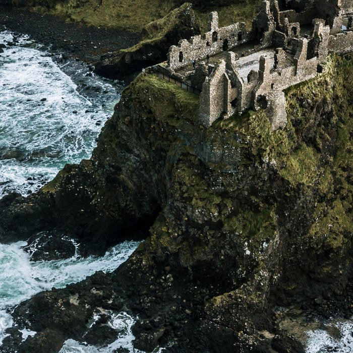 Castle Ruin by the Irish Sea Coffee Mug Gallery Image 2