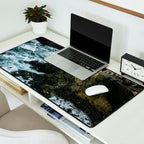 Castle Ruin by the Irish Sea Desk Mat Gallery Image 2