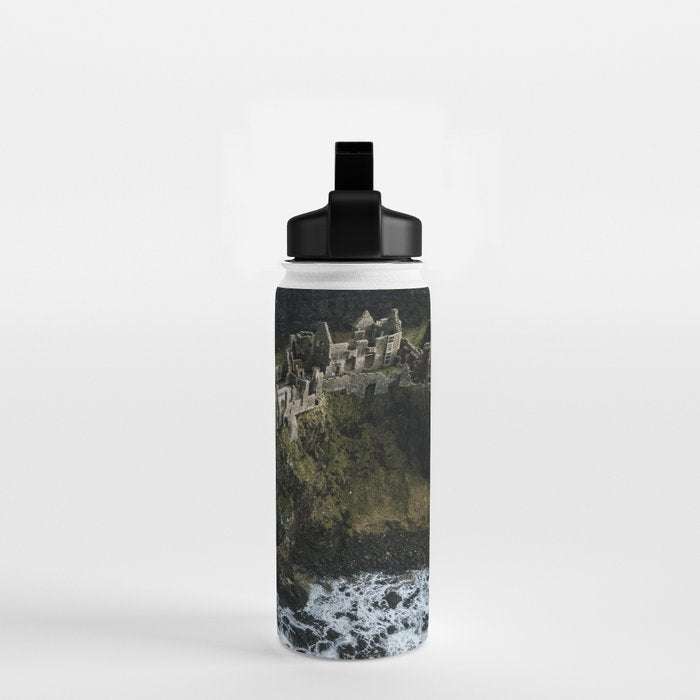 Castle Ruin by the Irish Sea Water Bottle Gallery Image 2