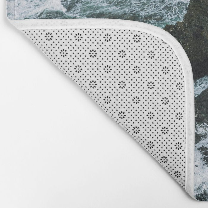 Castle Ruin by the Irish Sea Bath Mat Gallery Image 2