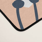 Summer Floral Prints, Abstract, Red and Green, Colourful Prints. Desk Mat Gallery Image 4