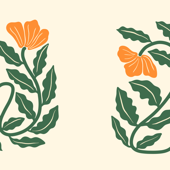 Midcentury Nasturtium on Vines Coffee Mug Gallery Image 2