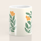 Midcentury Nasturtium on Vines Coffee Mug Gallery Image 4