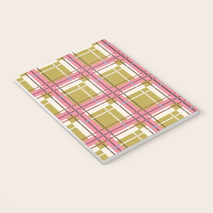 Bold Checked Design Notebook Gallery Image 3
