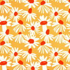 Summer Daisy: Tangerine Edition Coffee Mug Gallery Image 2