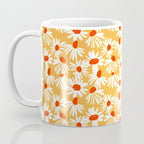 Summer Daisy: Tangerine Edition Coffee Mug Gallery Image 3