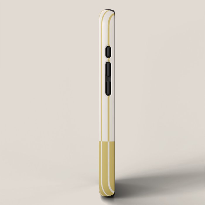 Color Block Line Abstract IX Coastal Beachy iPhone Case Gallery Image 2