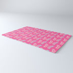 y2k pop super butterfly pink Rug Gallery Image 3