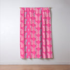 y2k pop super butterfly pink Window Curtain Gallery Image 3