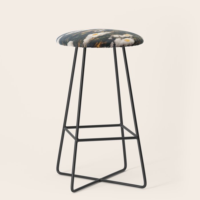 Eggy Clouds - Sunny side up clouds Stool Gallery Image 1
