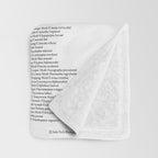 Moths of North America Throw Blanket Gallery Image 3