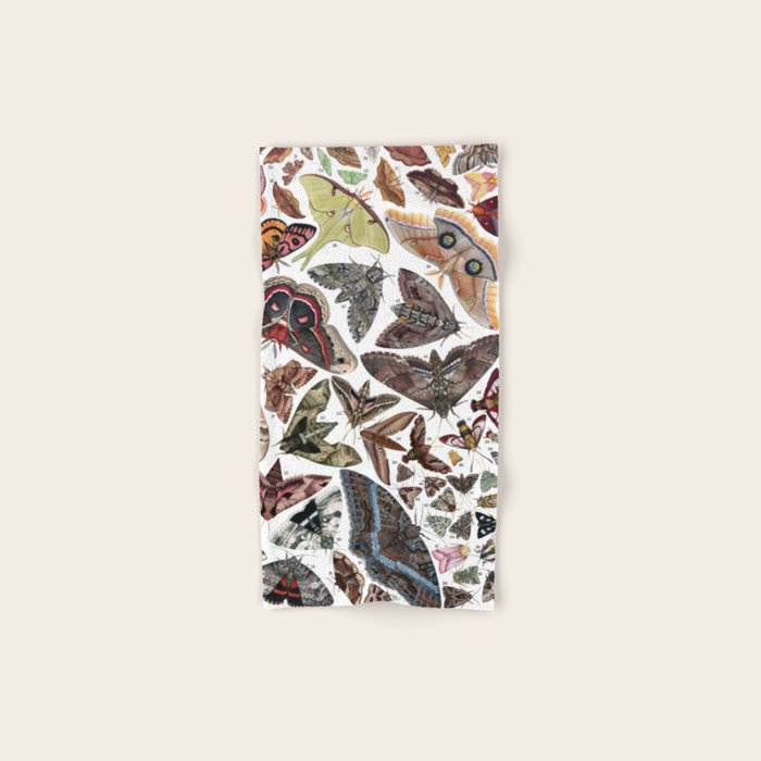 Moths of North America Bath Towel Gallery Image 1