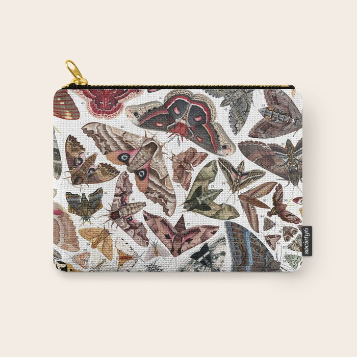 Moths of North America Carry All Pouch Gallery Image 1